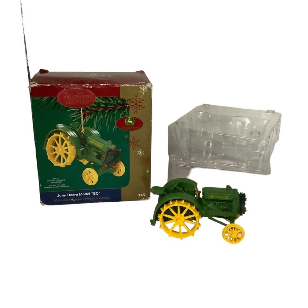 Carlton Cards John Deere Model BO Tractor‎ #145 Heirloom Christmas Ornament
